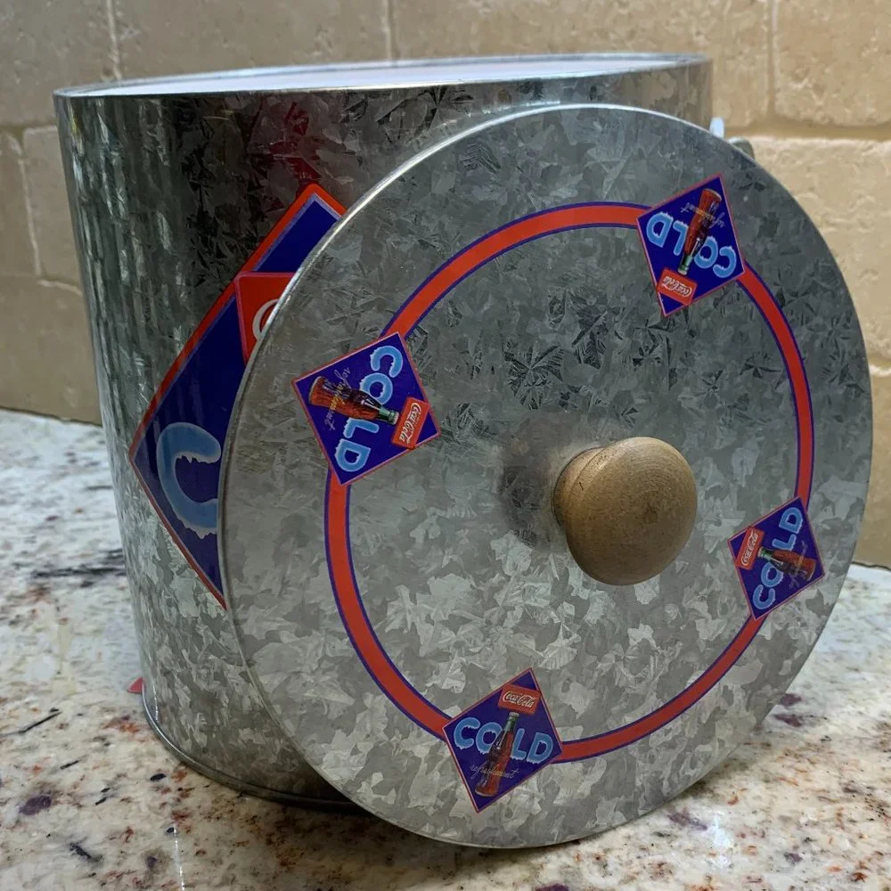 Coca-Cola COKE Ice Bucket Galvanized